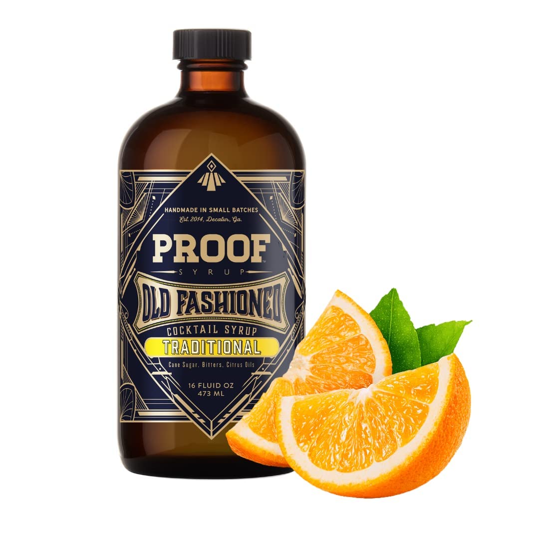 Handcrafted Old Fashioned Cocktail Mix - Real Bitters & Cane Sugar - Fast, Easy, Delicious - PROOF SYRUP