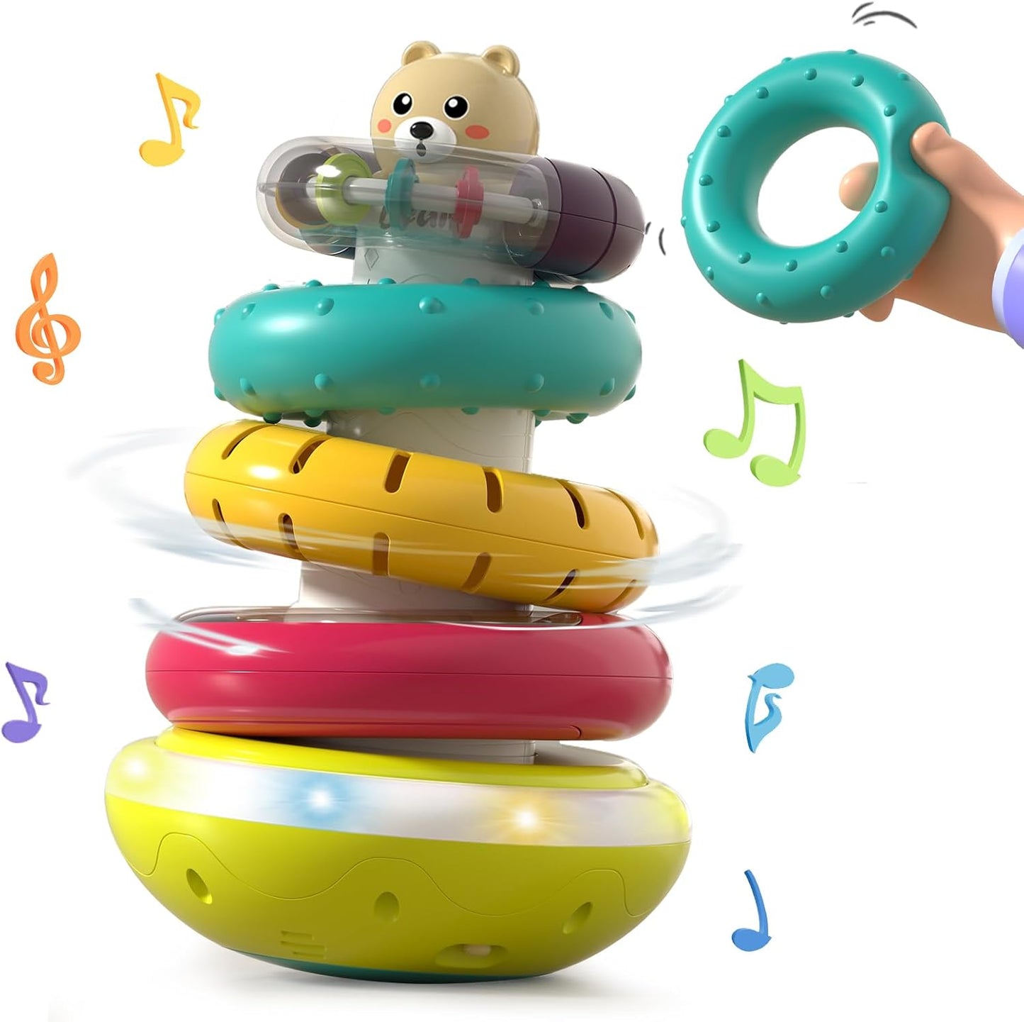 Montessori Spinning Rings for Toddler Development