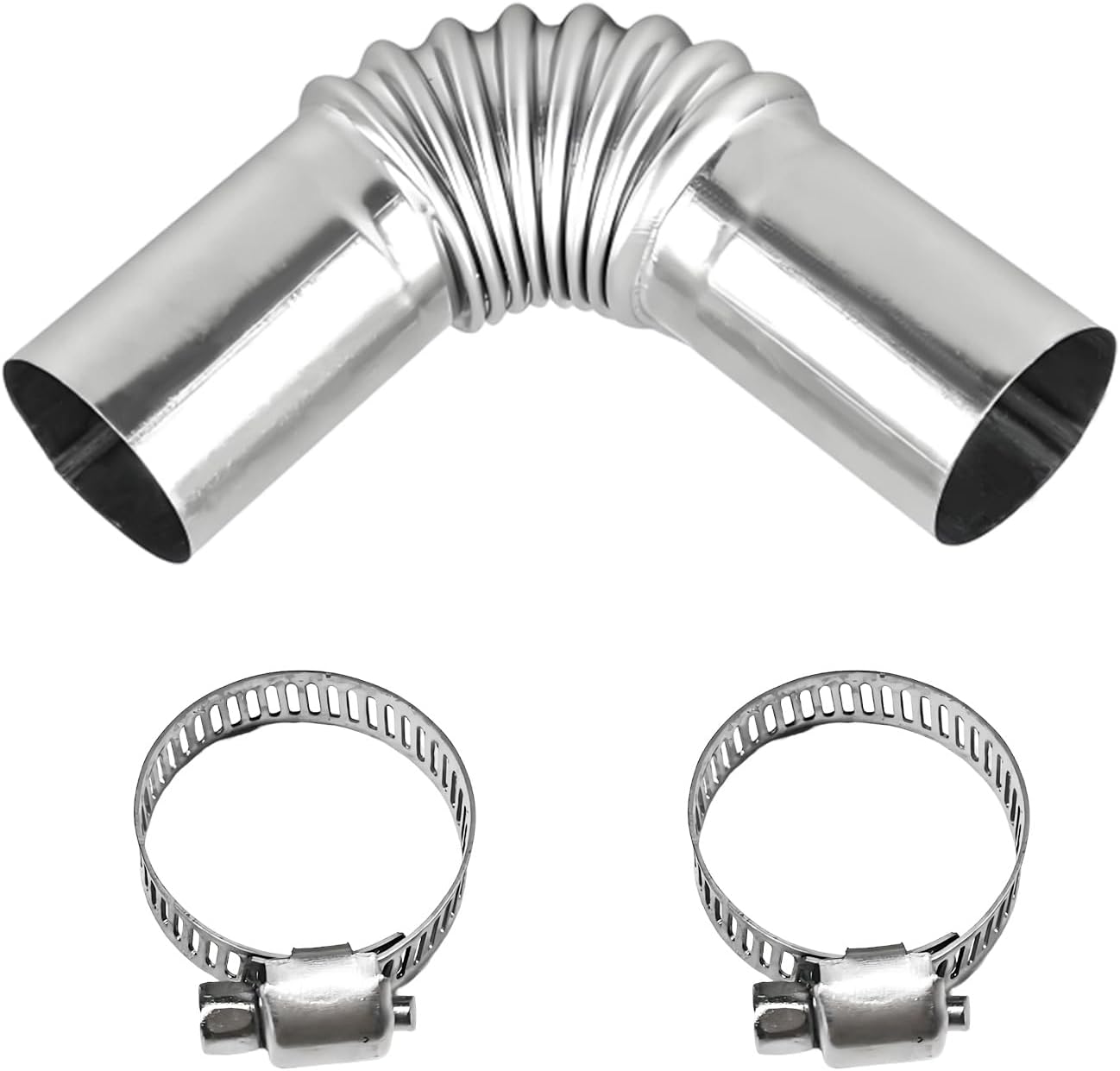 Stainless Steel Boat Heater Exhaust Pipe - Easy Connector!
