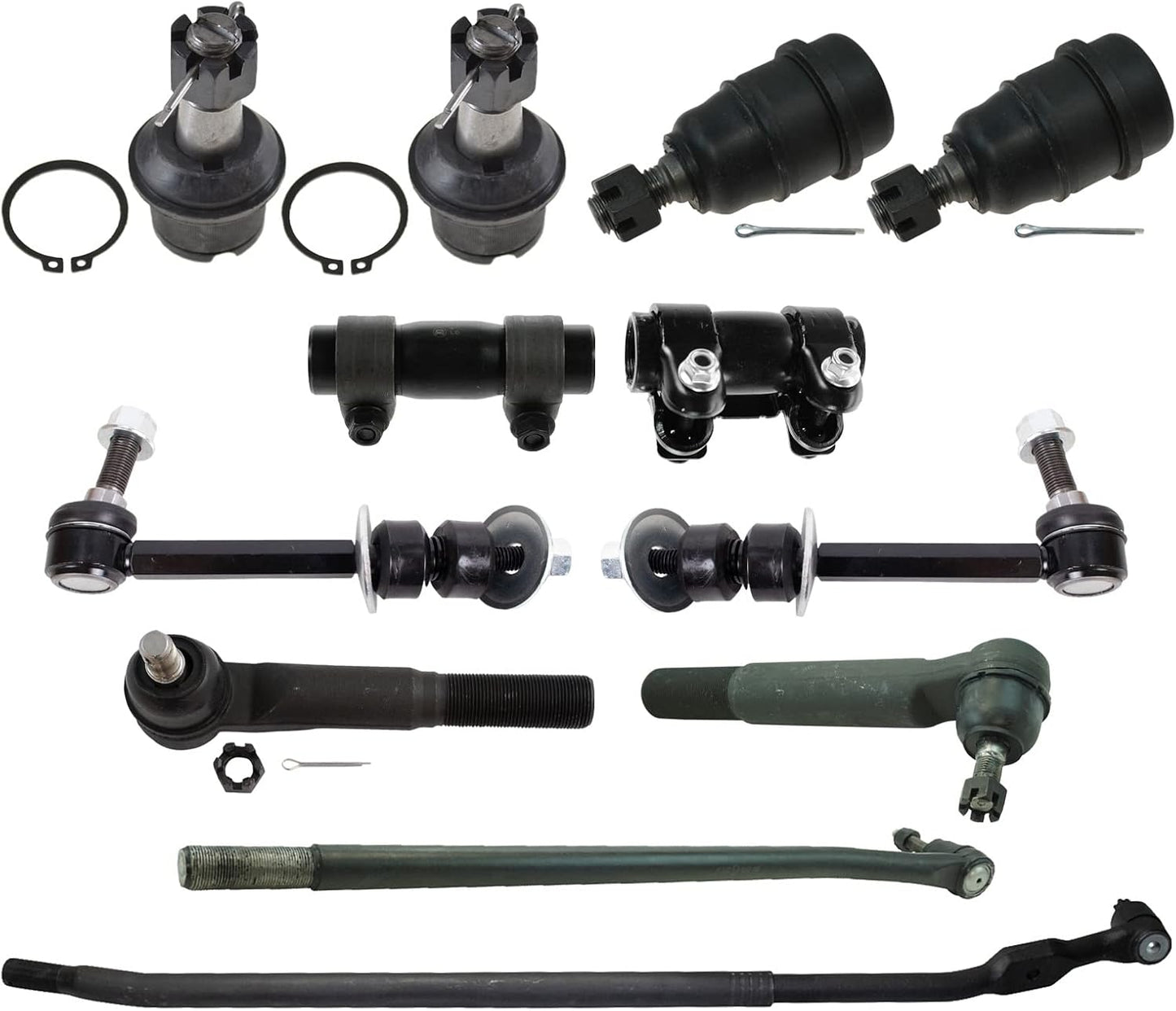 TRQ Front Steering & Suspension Kit for 2010-2013 Dodge Ram