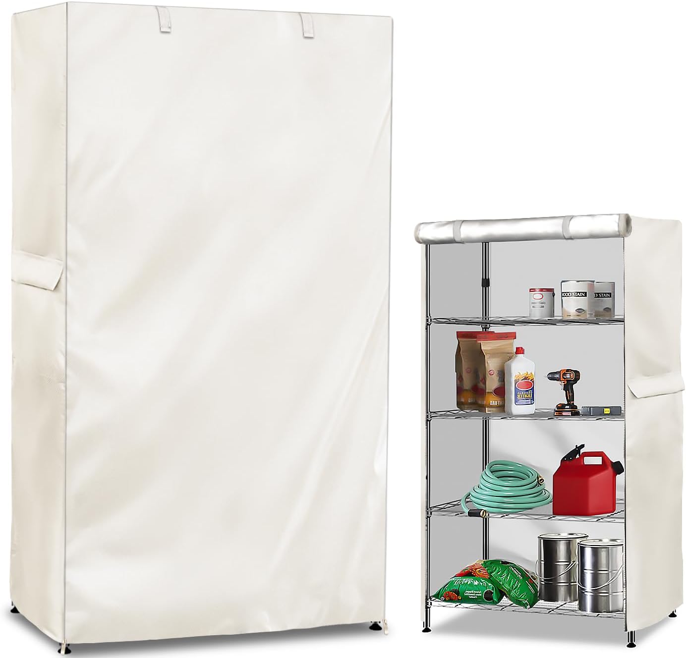 Heavy Duty Waterproof Wire Shelf Cover for Outdoor Storage