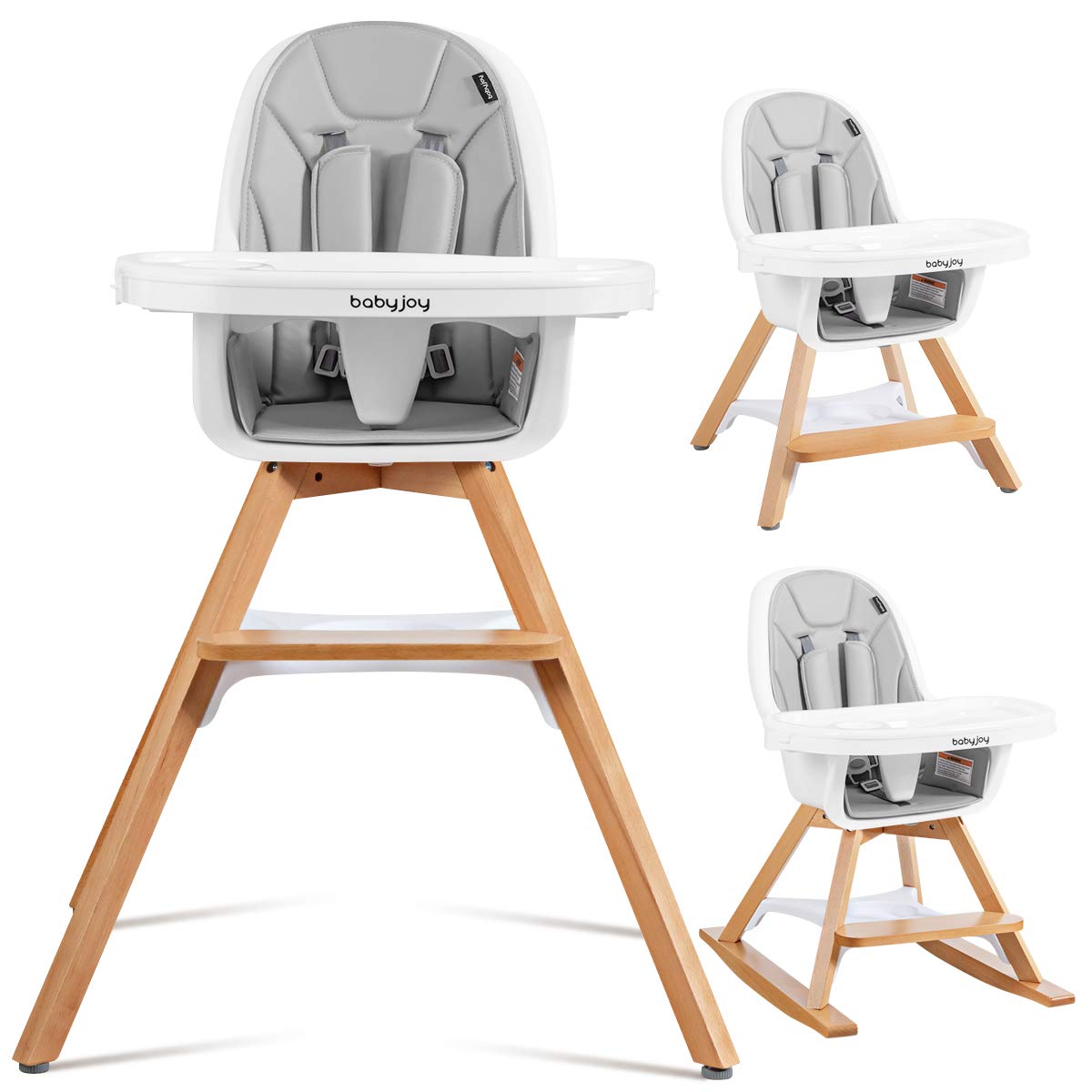 3 in 1 Convertible High Chair for Baby Eat & Grow Needs