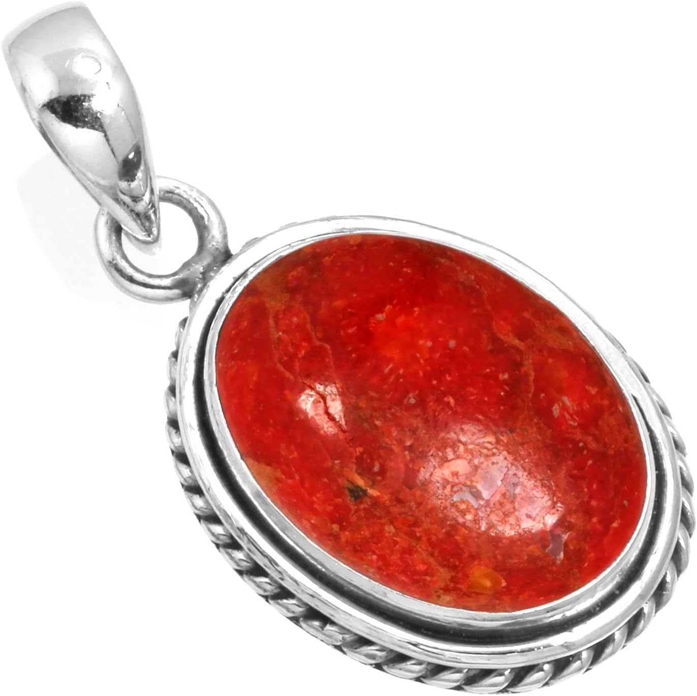 Chunky Natural Gemstone Pendant Necklace for Women - Boho Style