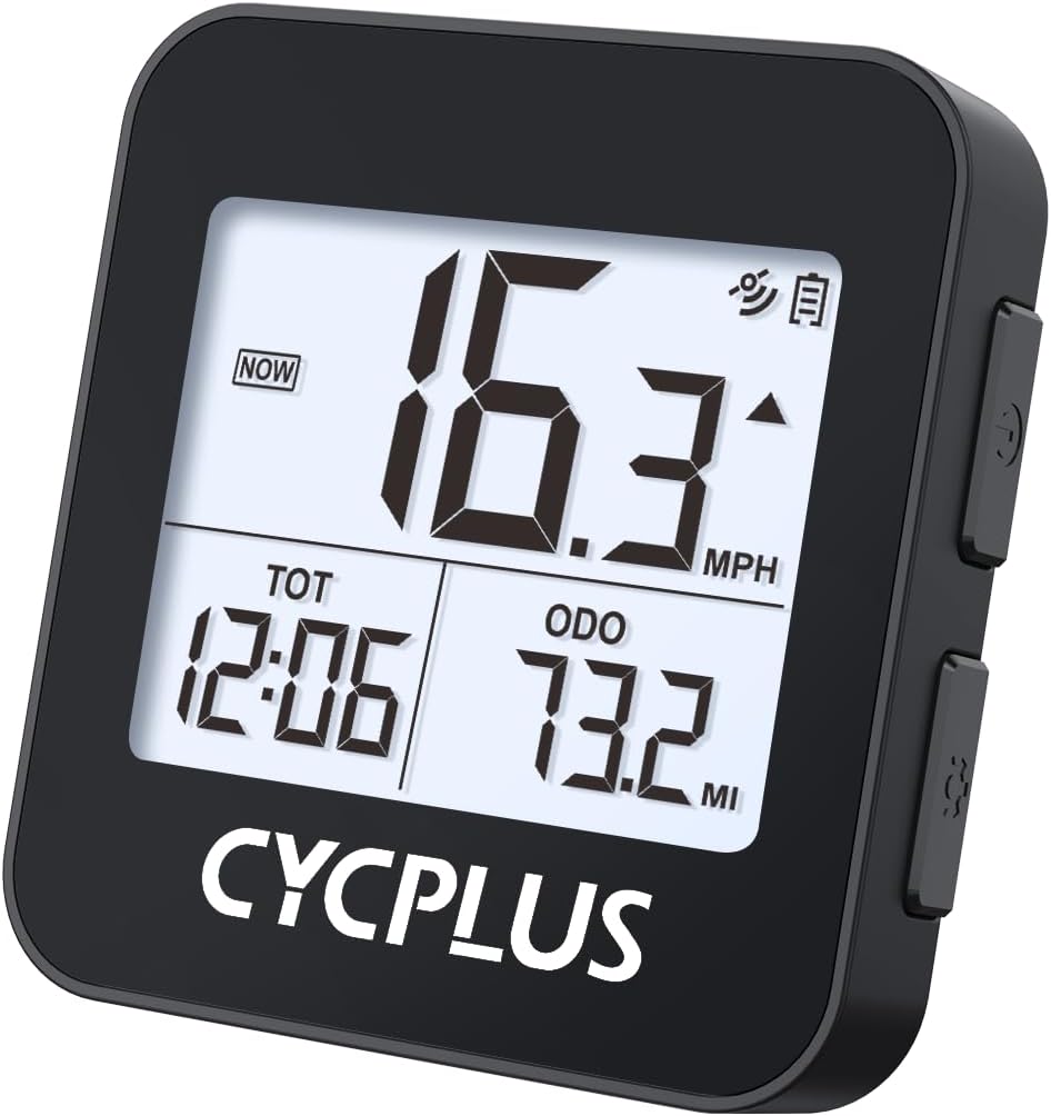CYCPLUS GPS Bike Computer: Wireless Cycling Speedometer Odometer