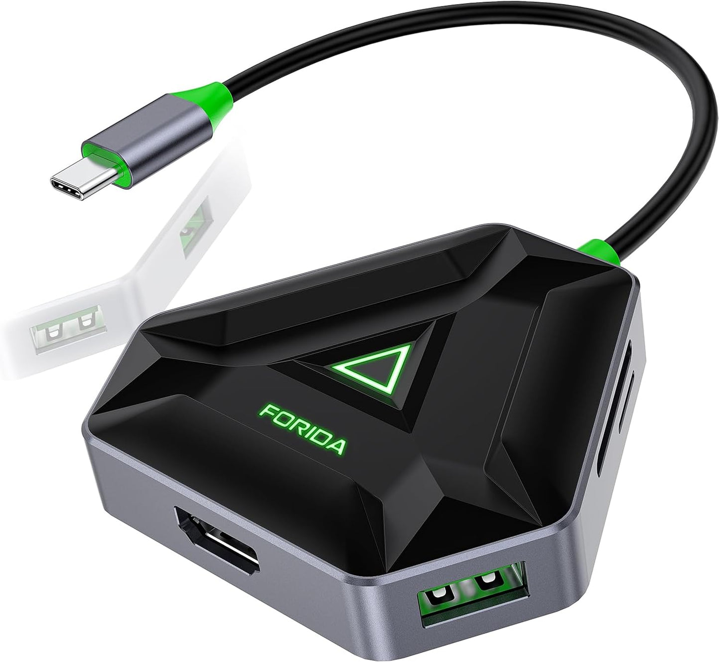 FORIDA USB C Hub - Expand Ports Easily!