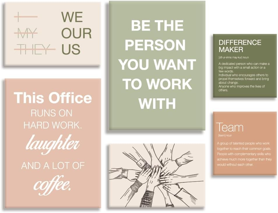 Motivational Teamwork Art Set - YEOION