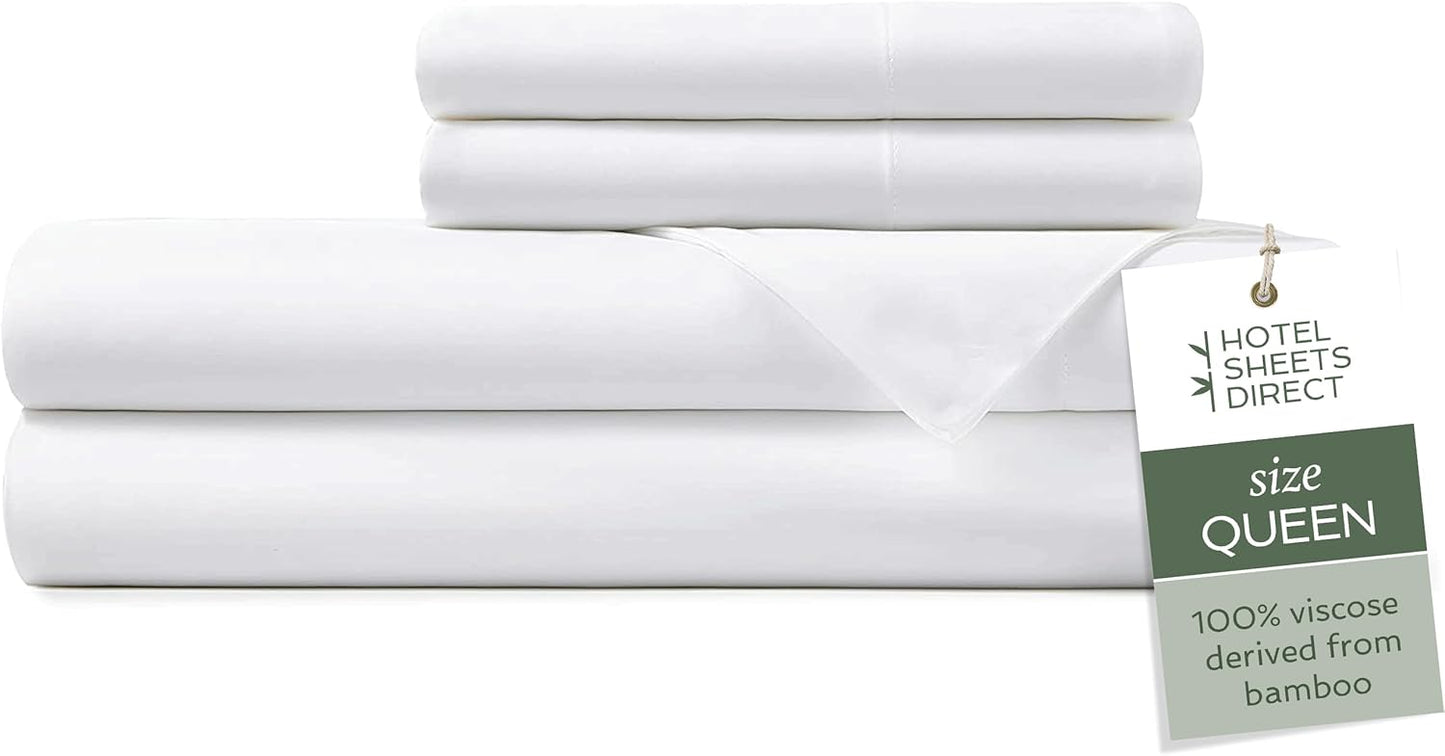 Queen Size Bamboo Bed Sheet Set for Luxurious Comfort & Style