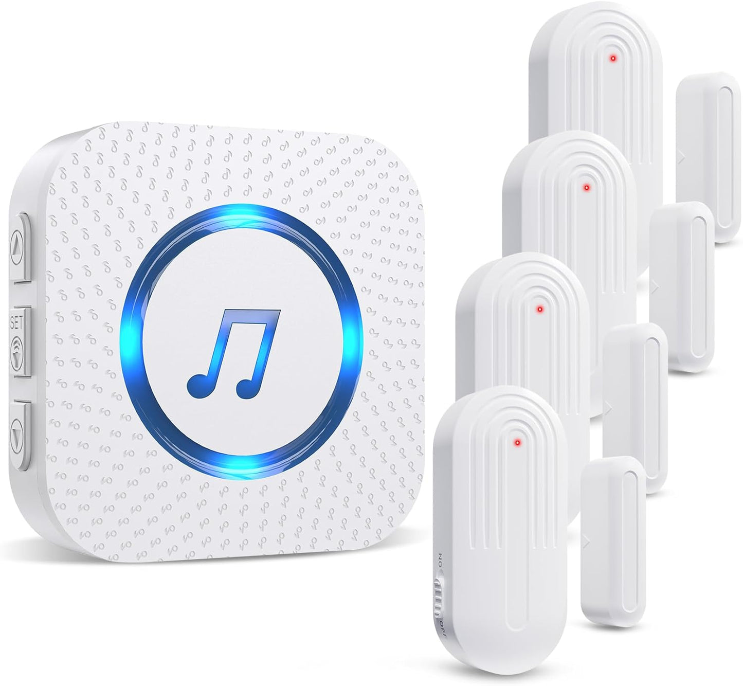 Wireless Entry Alarm 800ft Range, 55 Chimes | SanJie