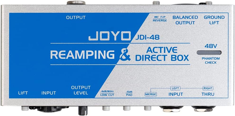 JOYO Passive Reamping Direct Box for Guitarists and Bassists
