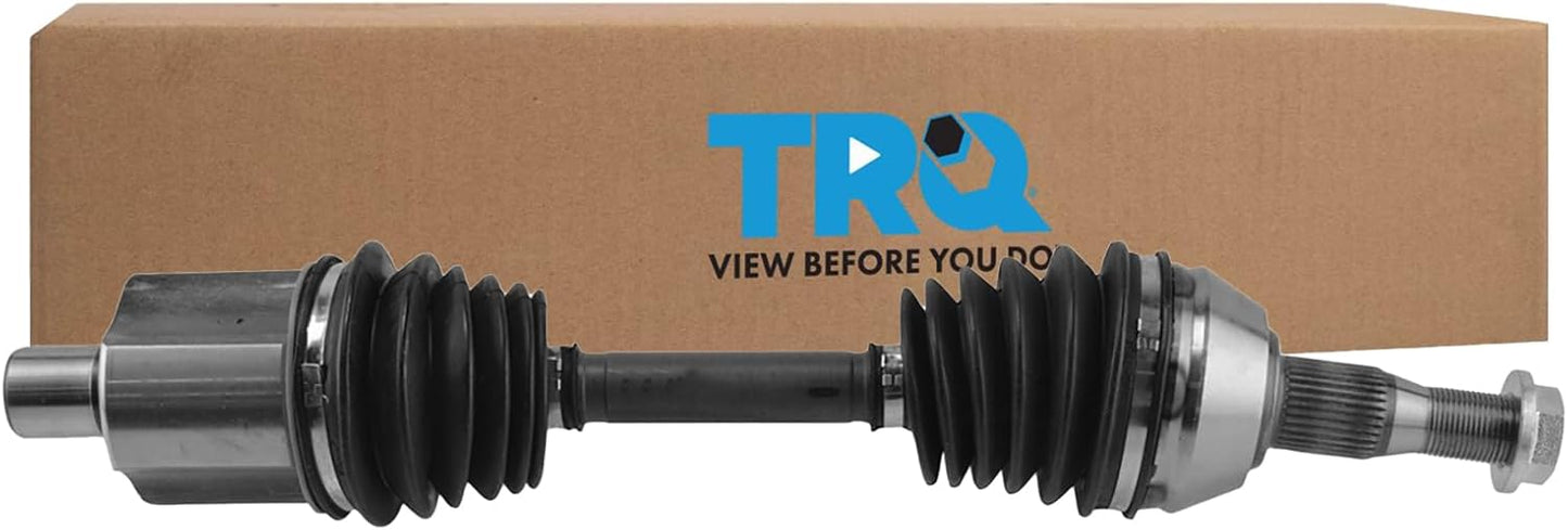 TRQ Front Left CV Axle Shaft Assembly for Buick and Pontiac