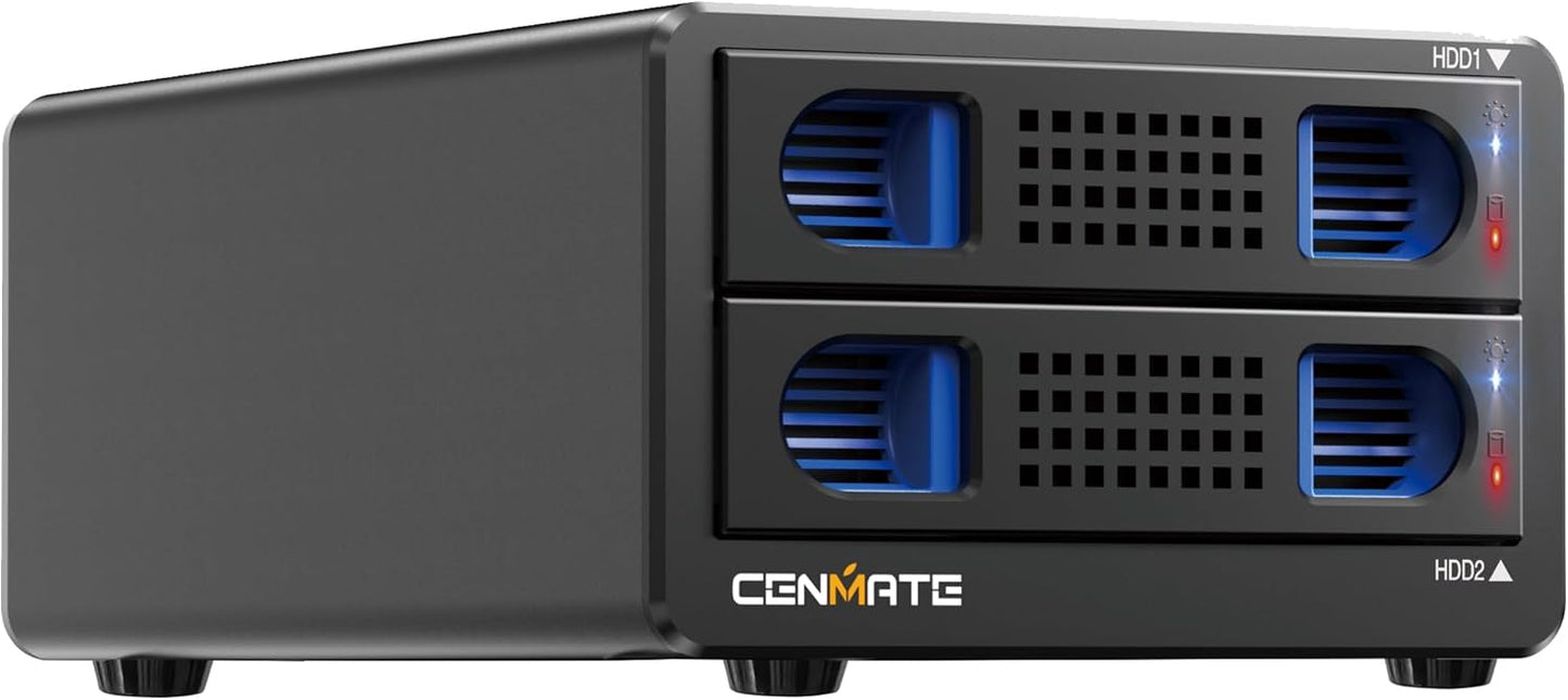 High-Capacity RAID Enclosure - 40TB Support!