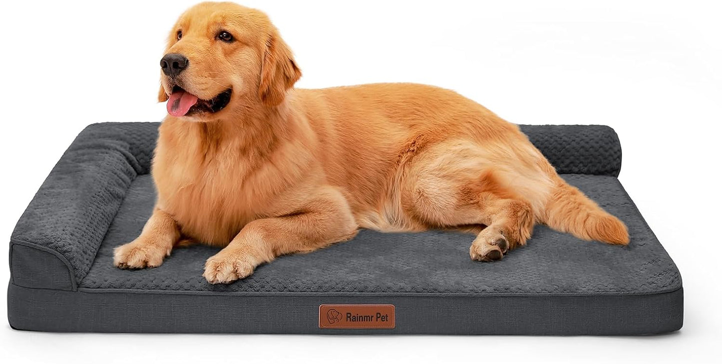Orthopedic Dog Beds with 3 Inch Memory Foam for Large Dogs