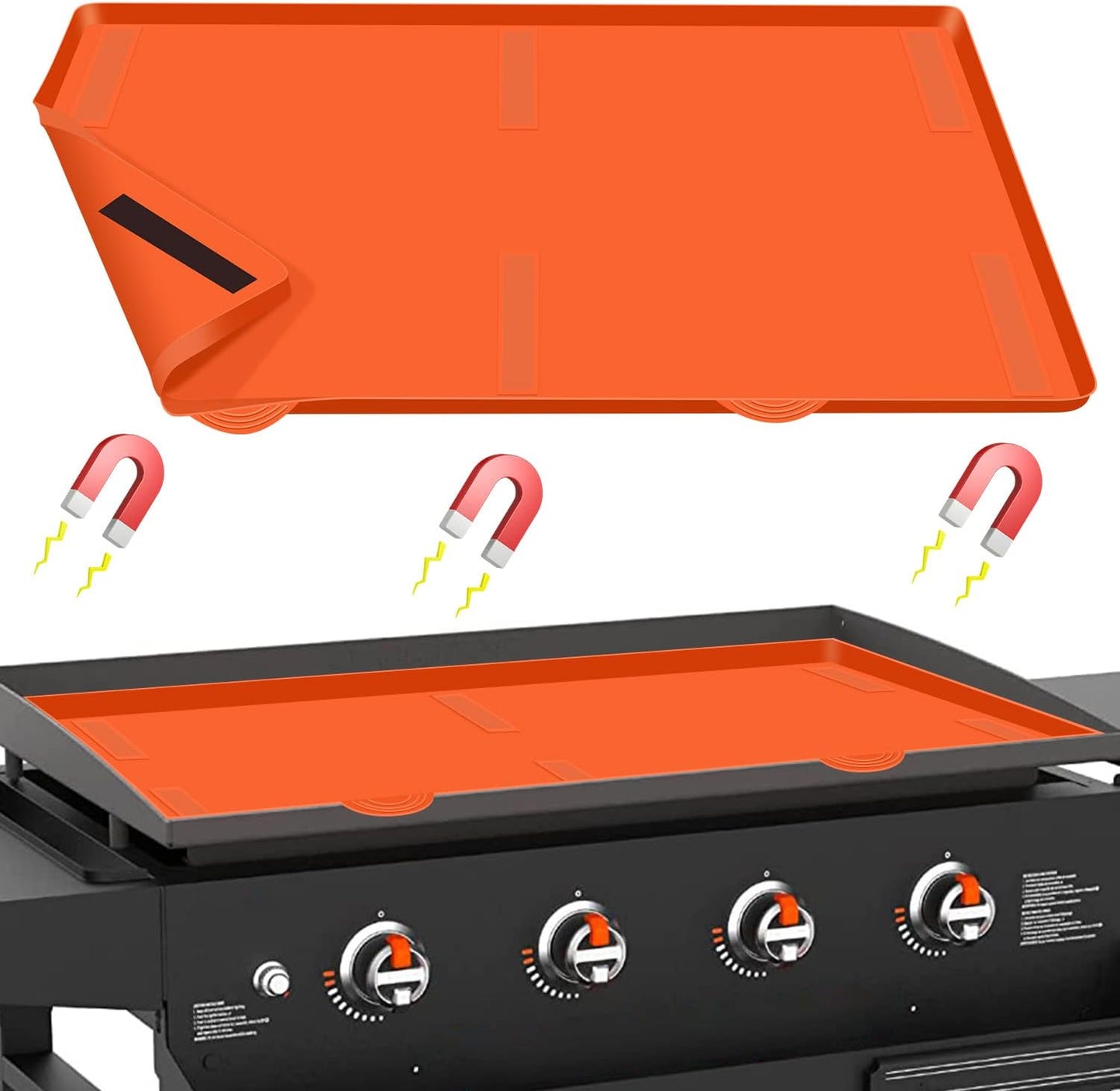 36 Griddle Mat Silicone for Blackstone with Strong Magnets