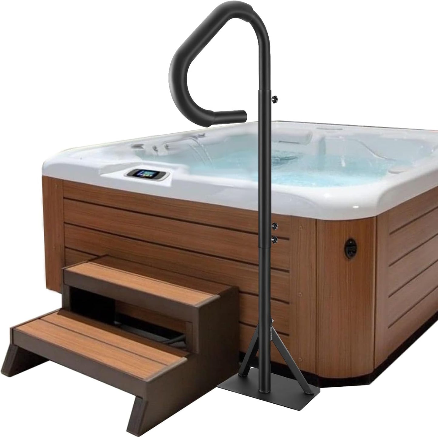 VEVOR Hot Tub Handrail - 360 Rotatable Adjustable Spa Safety
