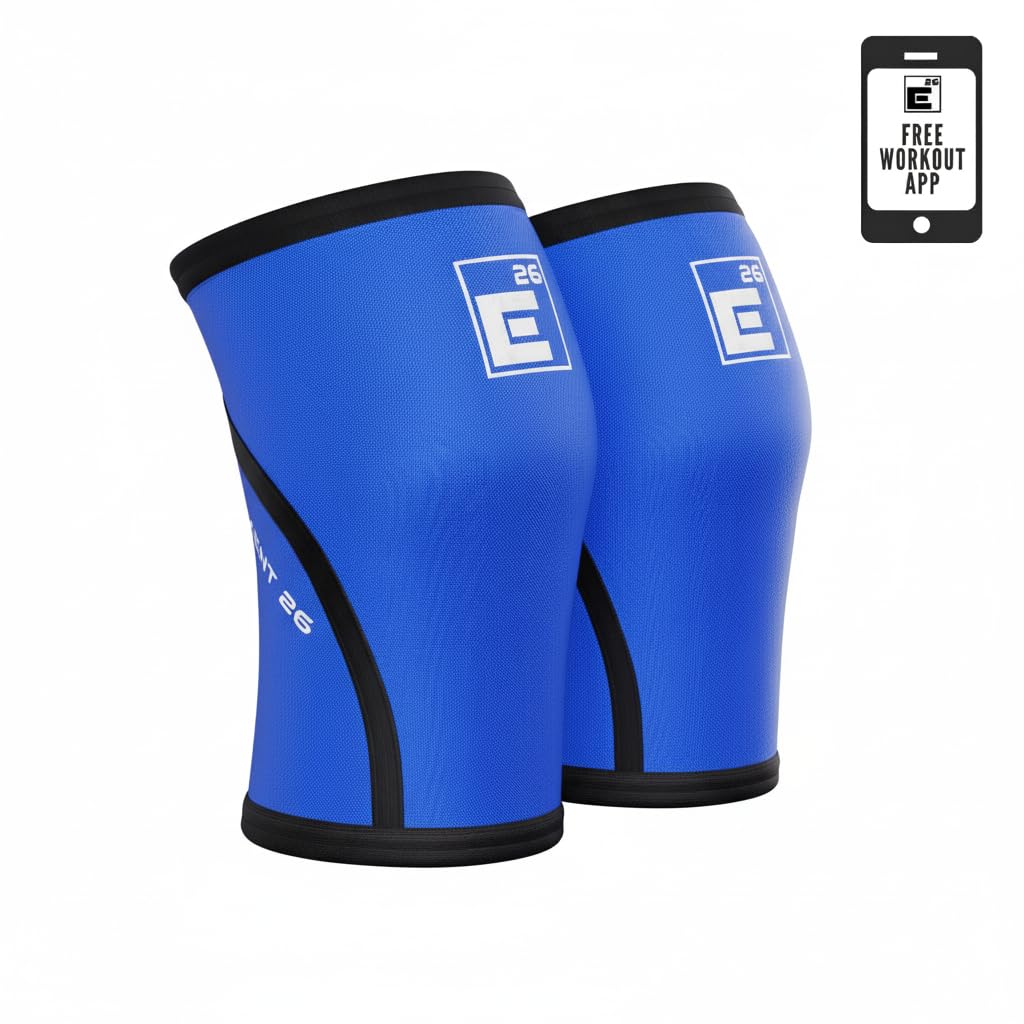 Element 26 Knee Sleeves for Weightlifting - Premium 6mm Support