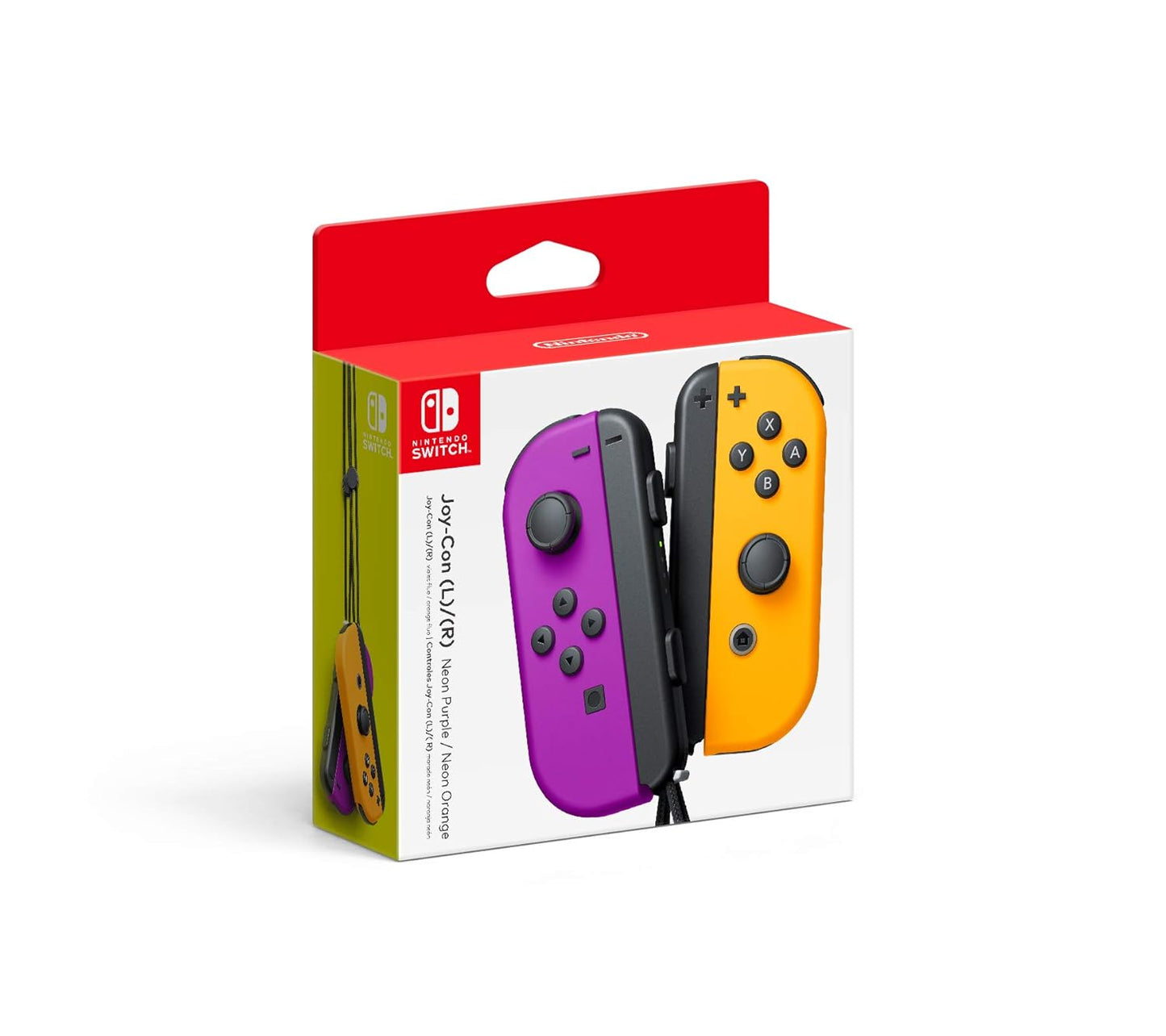 Nintendo Neon Purple/Neon Orange Joy-Con for Switch Gaming Fun