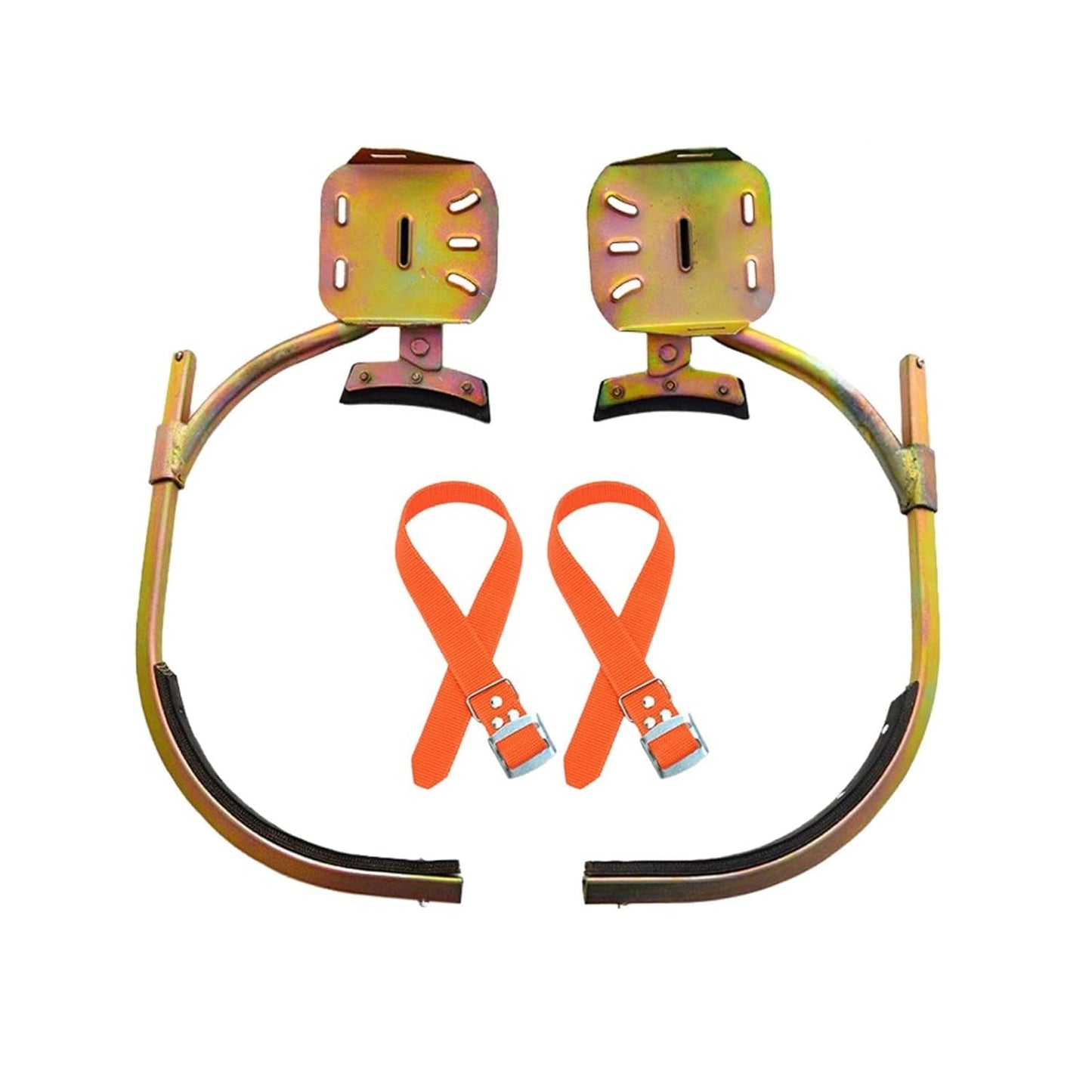 Steel Tree Climbing Spikes - Anti-Slip Manganese Gear