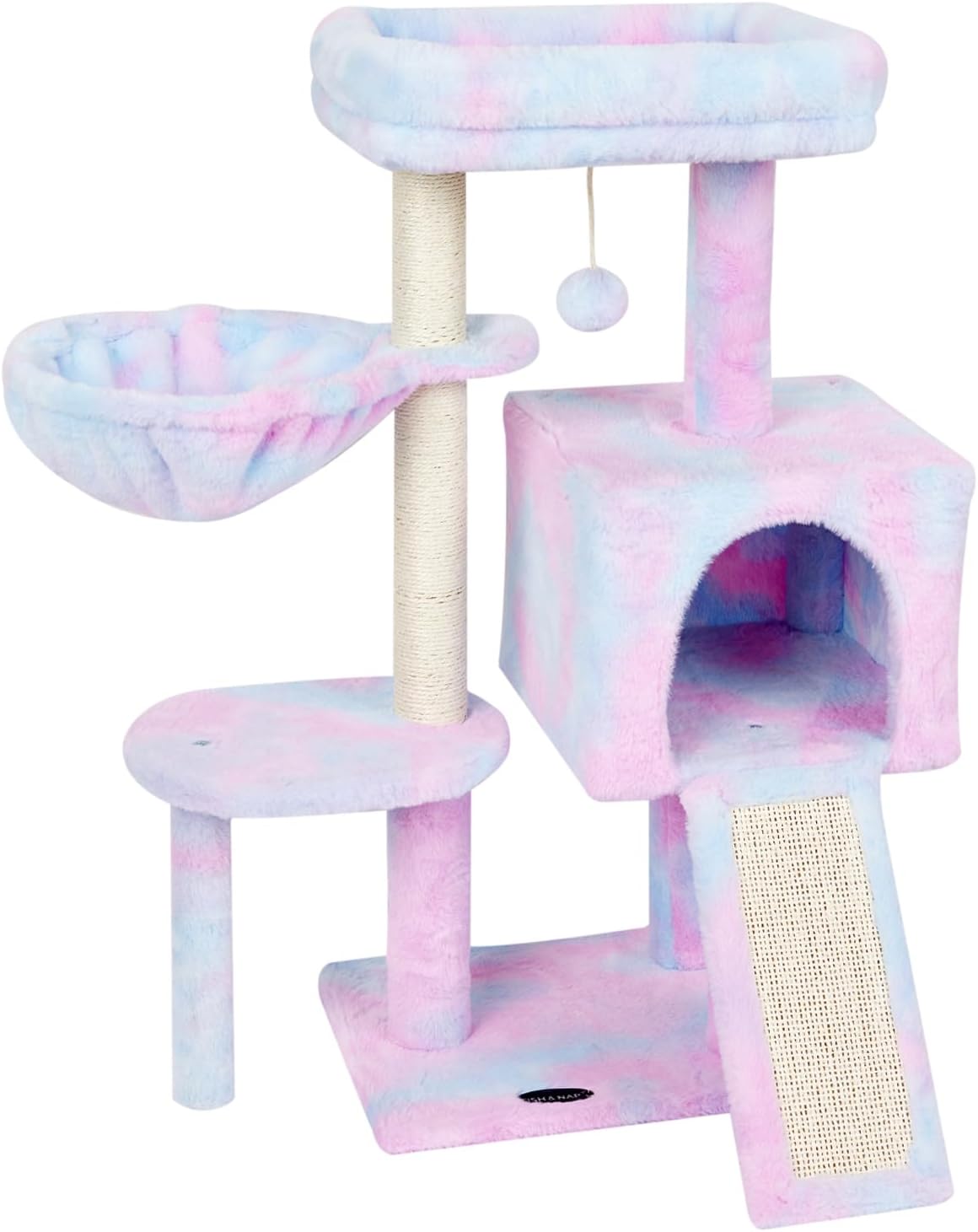 Cute Cat Tree for Indoor Cats with Jump Platform and Scratching Posts