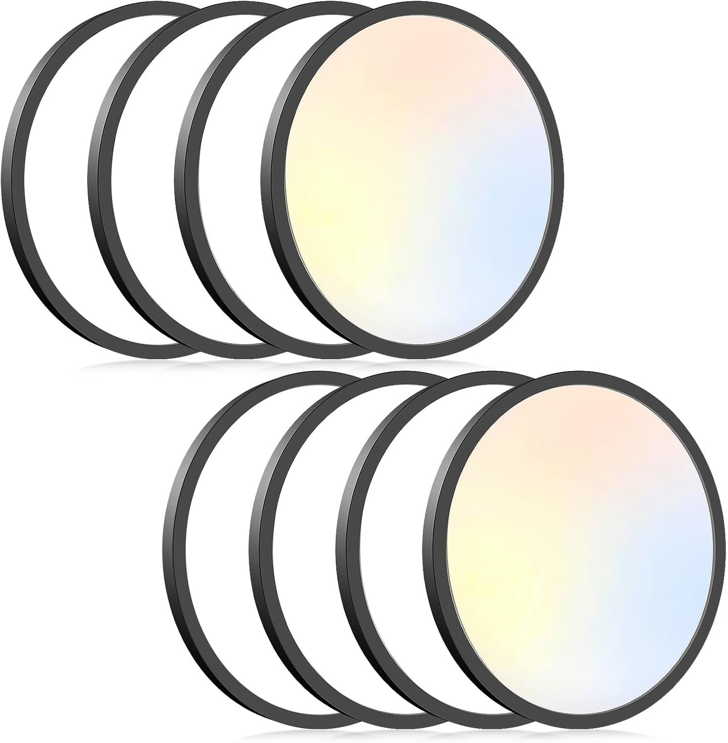 8Pack LED Flush Mount Ceiling Light Fixture for Modern Spaces