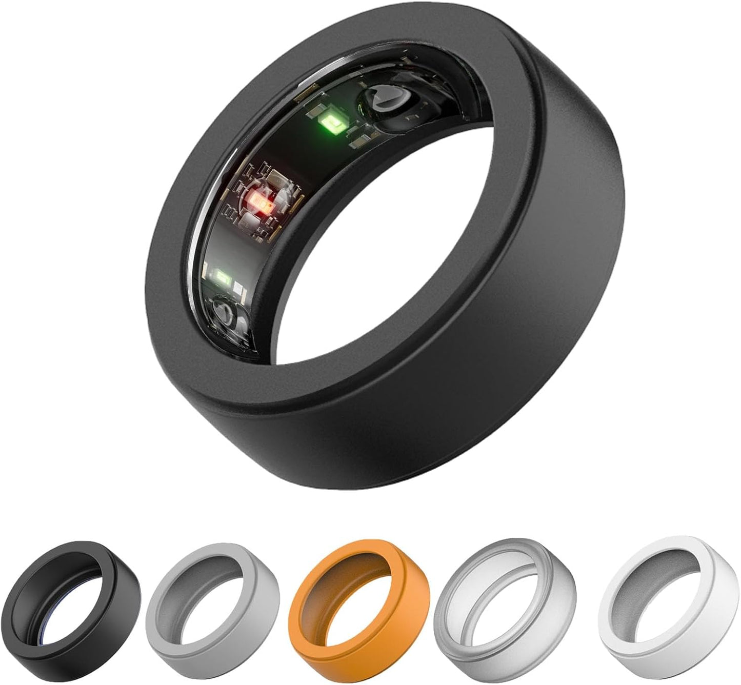 Black Silicone Ring Protector for Smart Rings