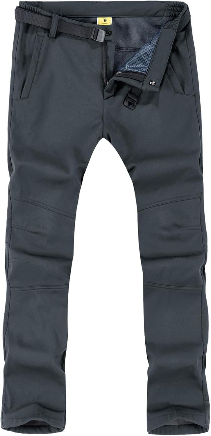 TBMPOY Men's Snow Ski Hiking Pants for Winter Activities