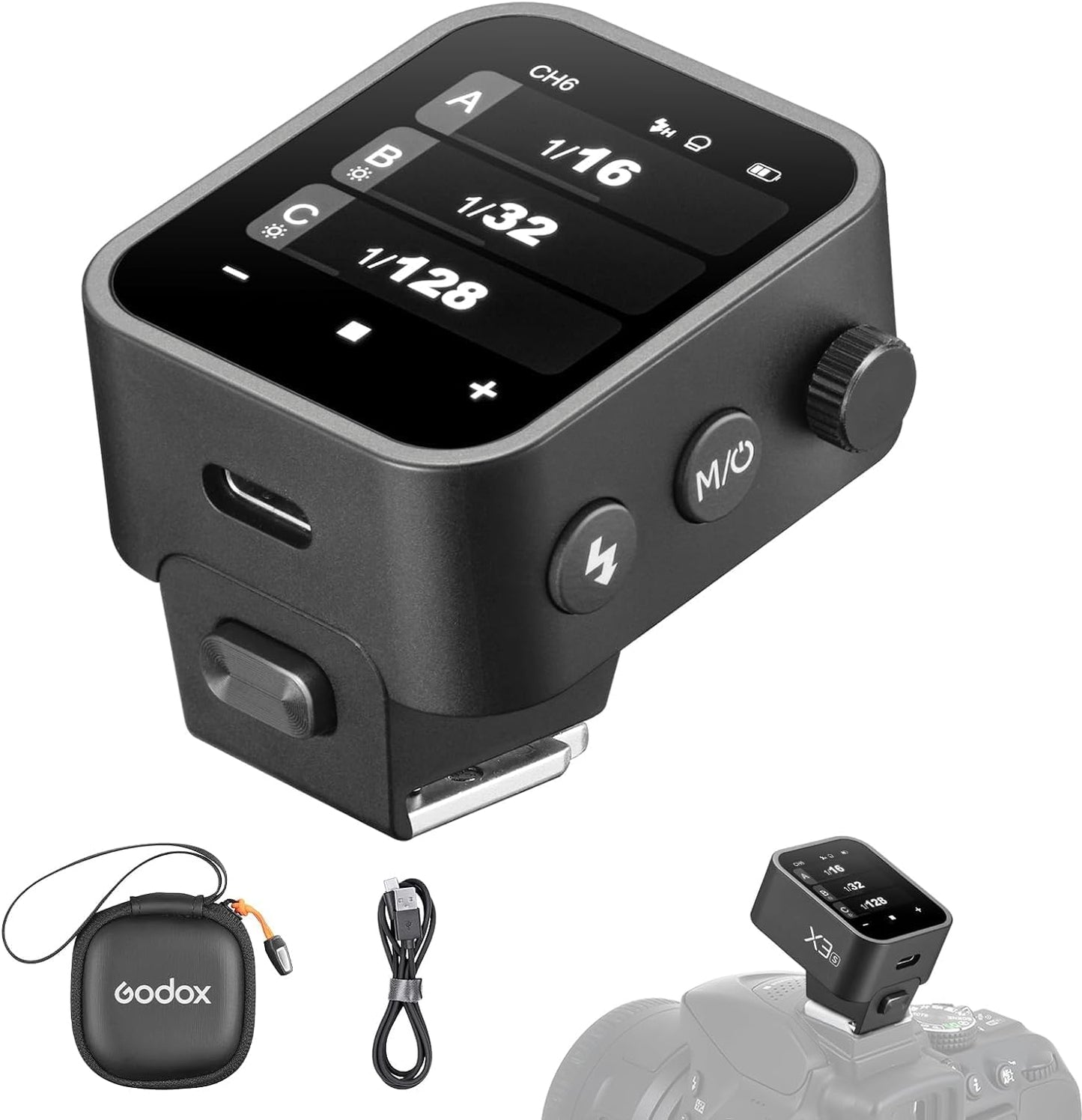 Godox X3-S Touchscreen TTL Wireless Flash Trigger for Sony Cameras