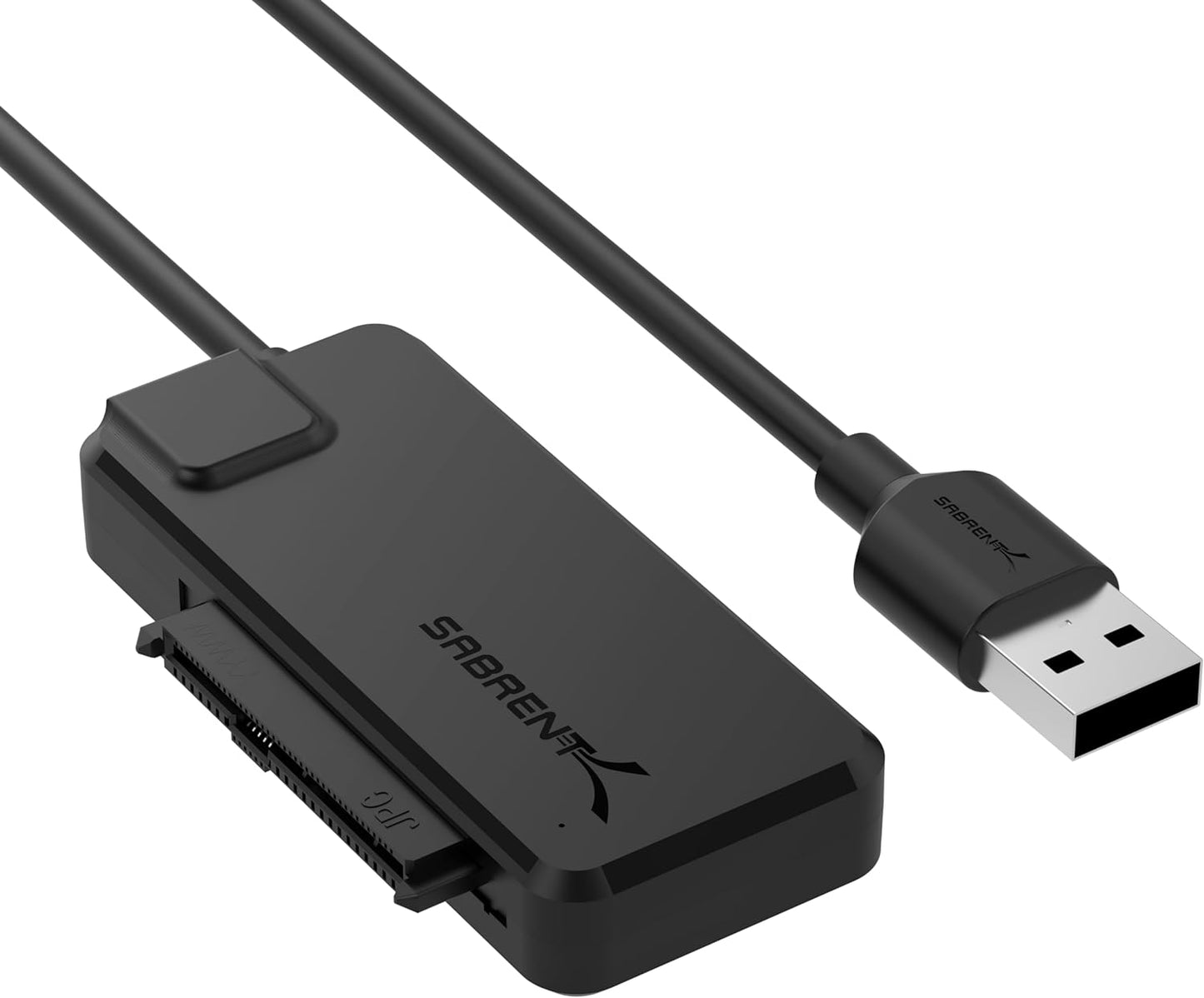 SABRENT SATA/U.2 SSD Adapter Cable with Power Supply - Fast Data Transfer