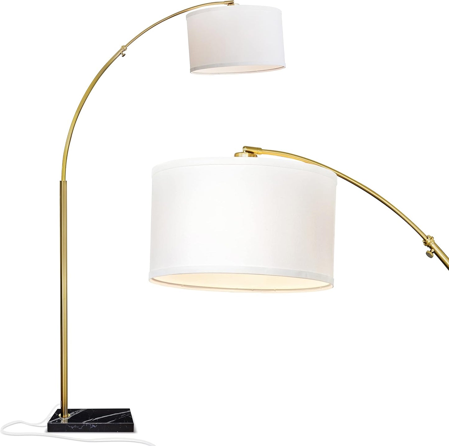 Brightech Logan Arc Floor Lamp: Modern Decor for Any Room