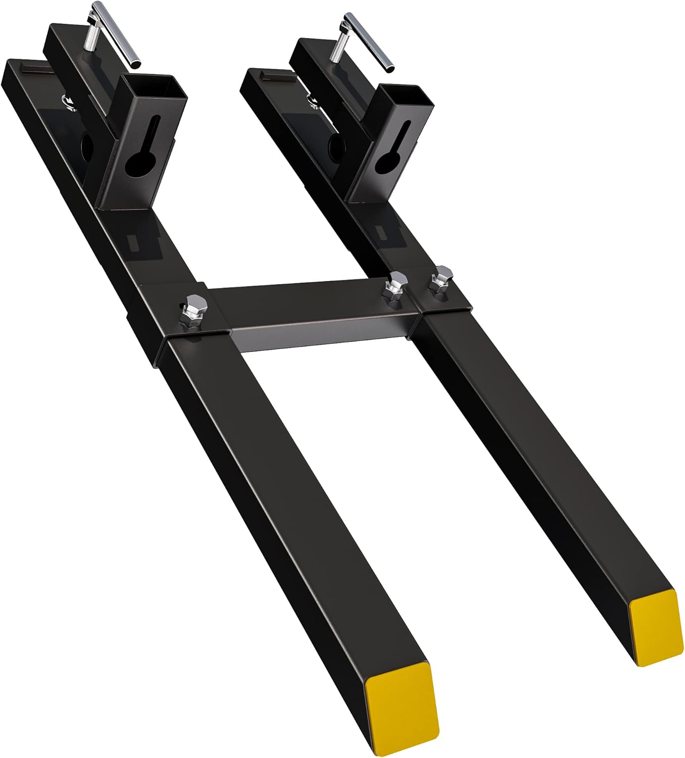 YITAMOTOR 60 Inch Clamp on Pallet Forks for Heavy Duty Use