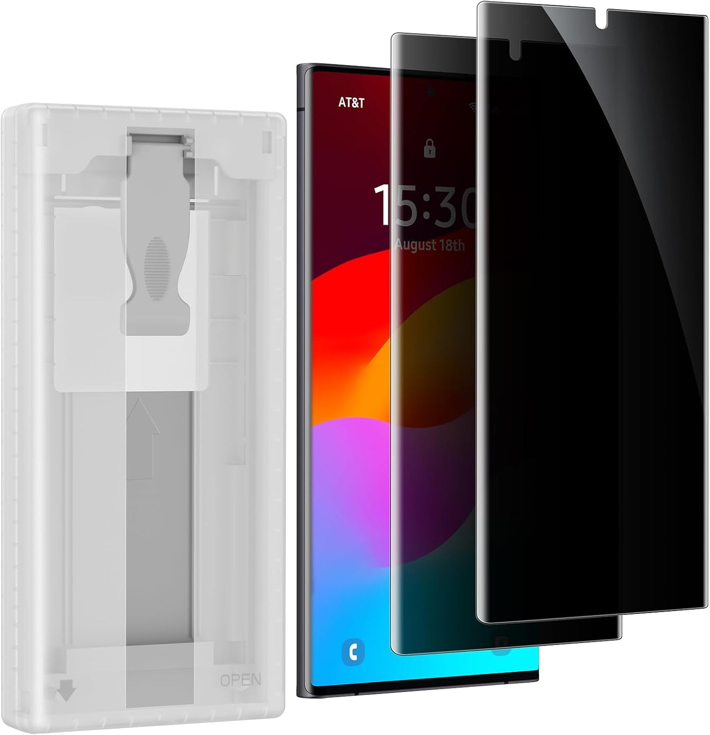 Samsung Galaxy S23 Ultra Anti-Spy Screen Protector with Easy Install