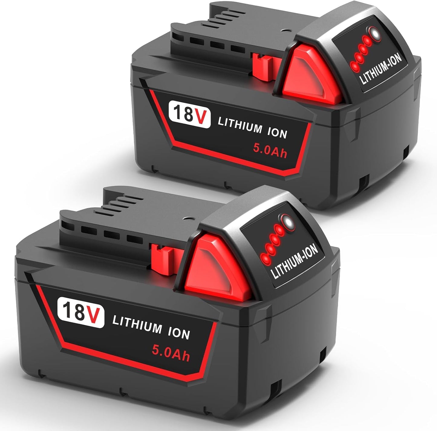 18V 5.0Ah Extended Capacity Battery for Milwaukee Tools