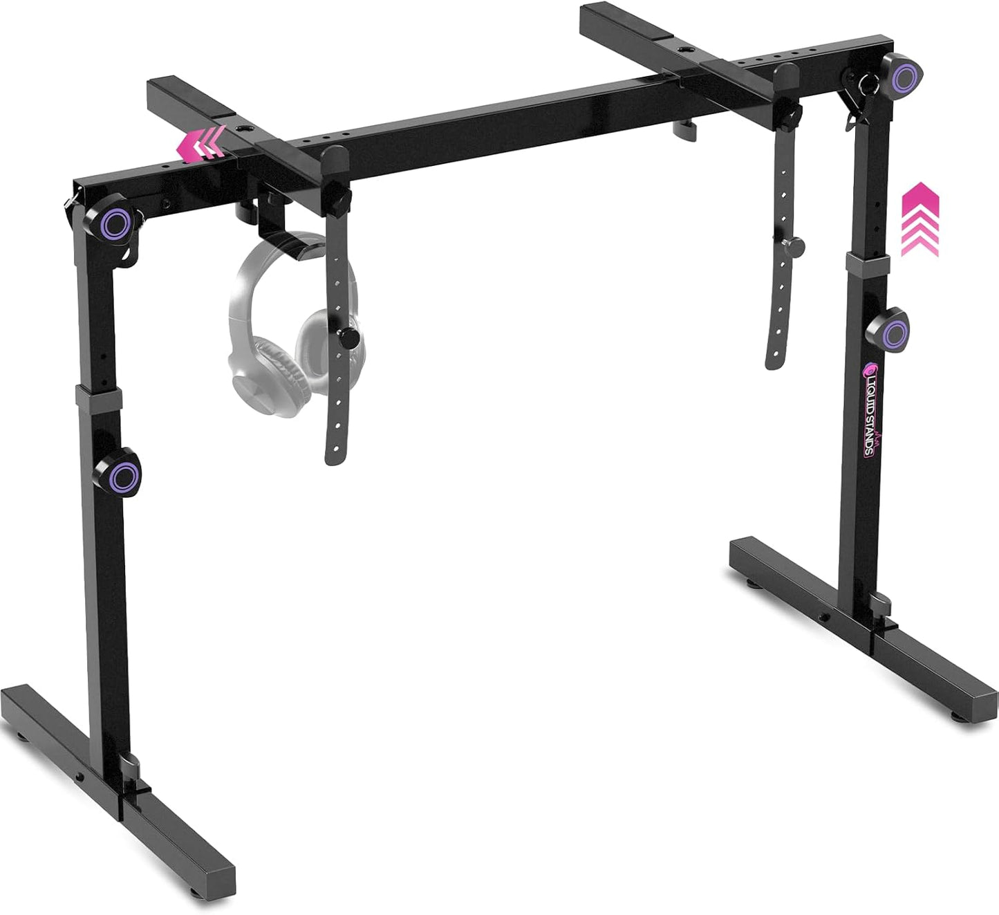 Heavy-Duty Foldable Piano Keyboard Stand for 54-88 Key Models
