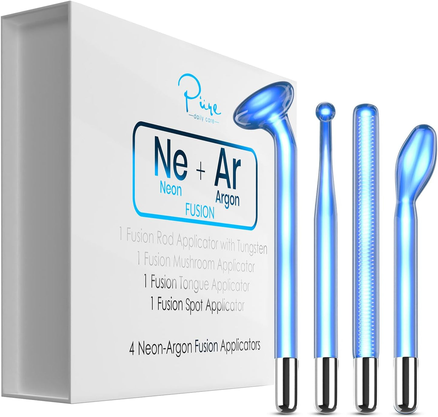 4-Piece Fusion Wand Accessory Set for Nuderma Systems - Upgrade