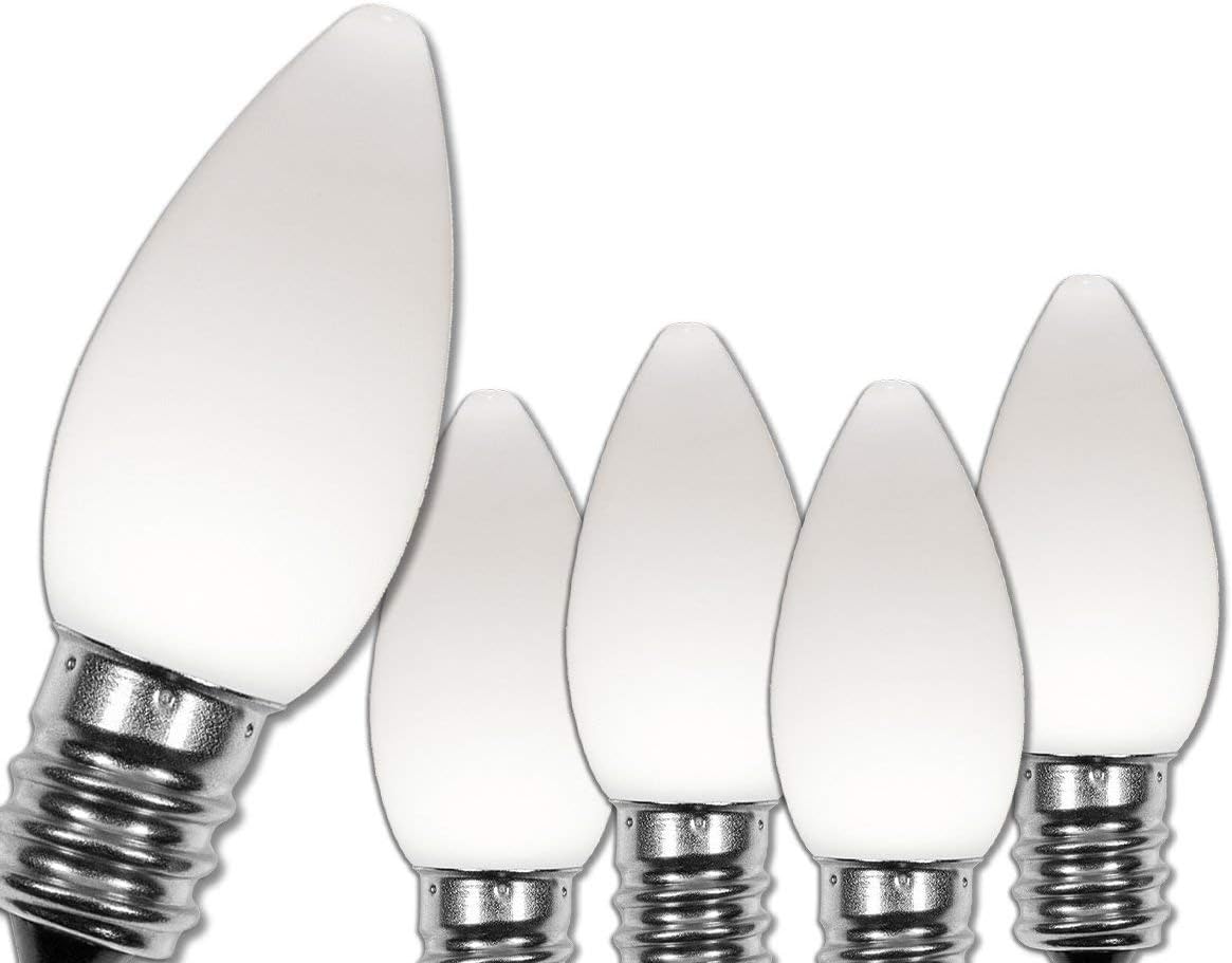 Wintergreen Lighting OptiCore C7 LED Bulbs - Premium Outdoor Lights