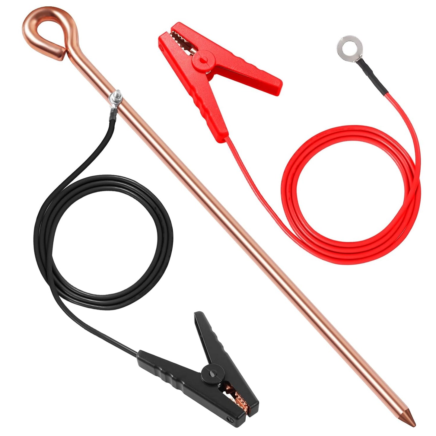 Electric Fence Wire with Grounding Rod for Solar Powered Systems