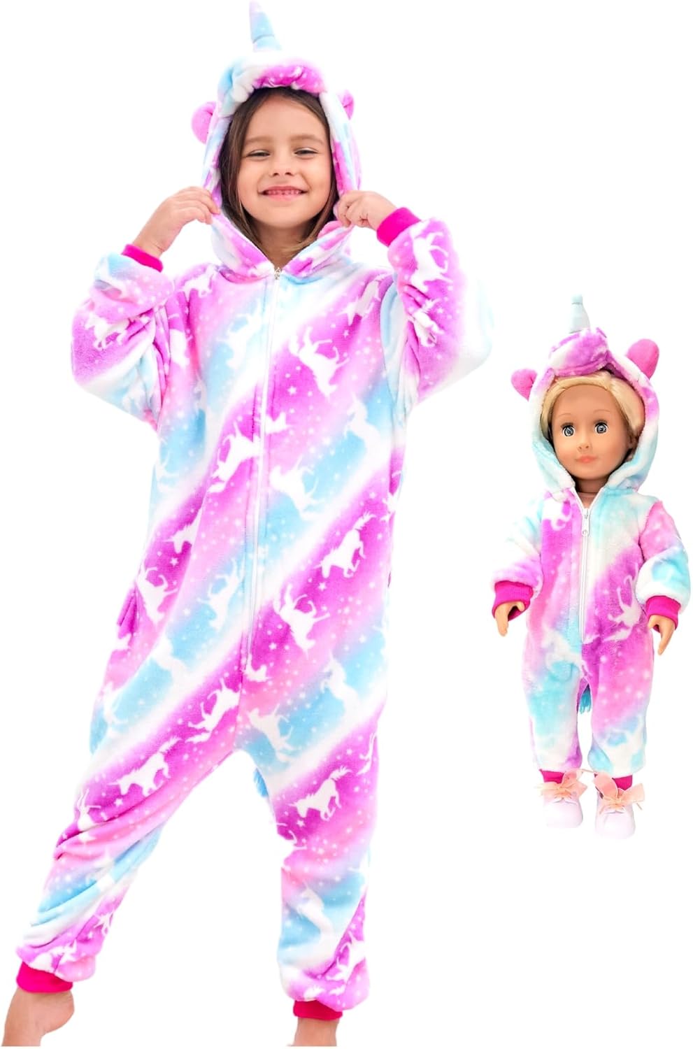 FZOSM Cute Girls Unicorn Halloween Costume Cosplay Onesie Review