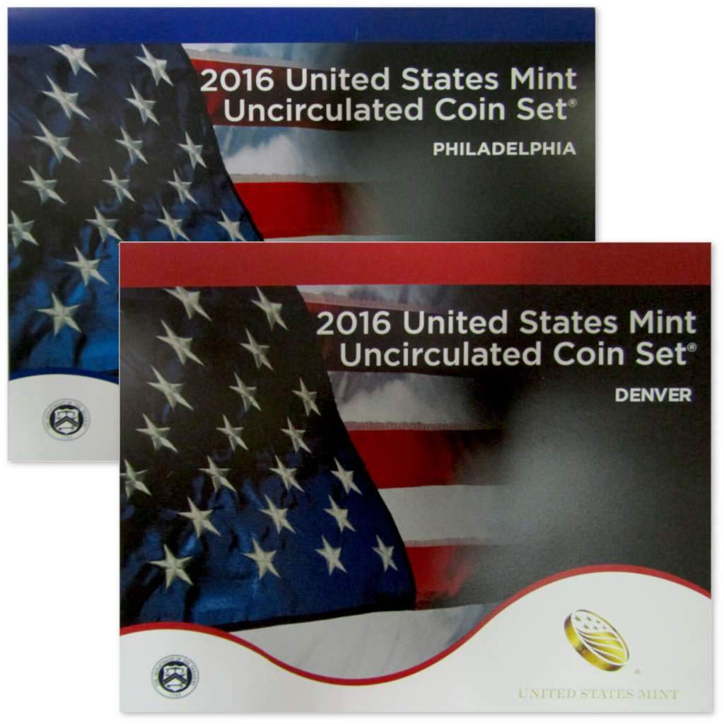 2016 Uncirculated Coin Set with Government Packaging and COA