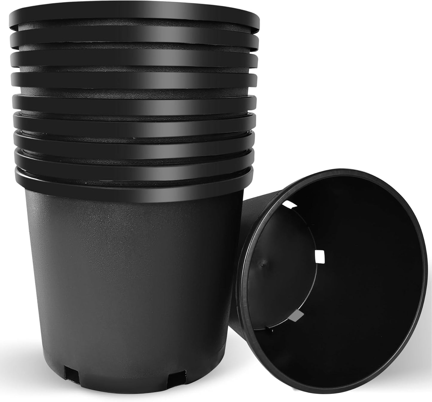10 Gallon Nursery Pots for Plants - Durable Plastic Containers