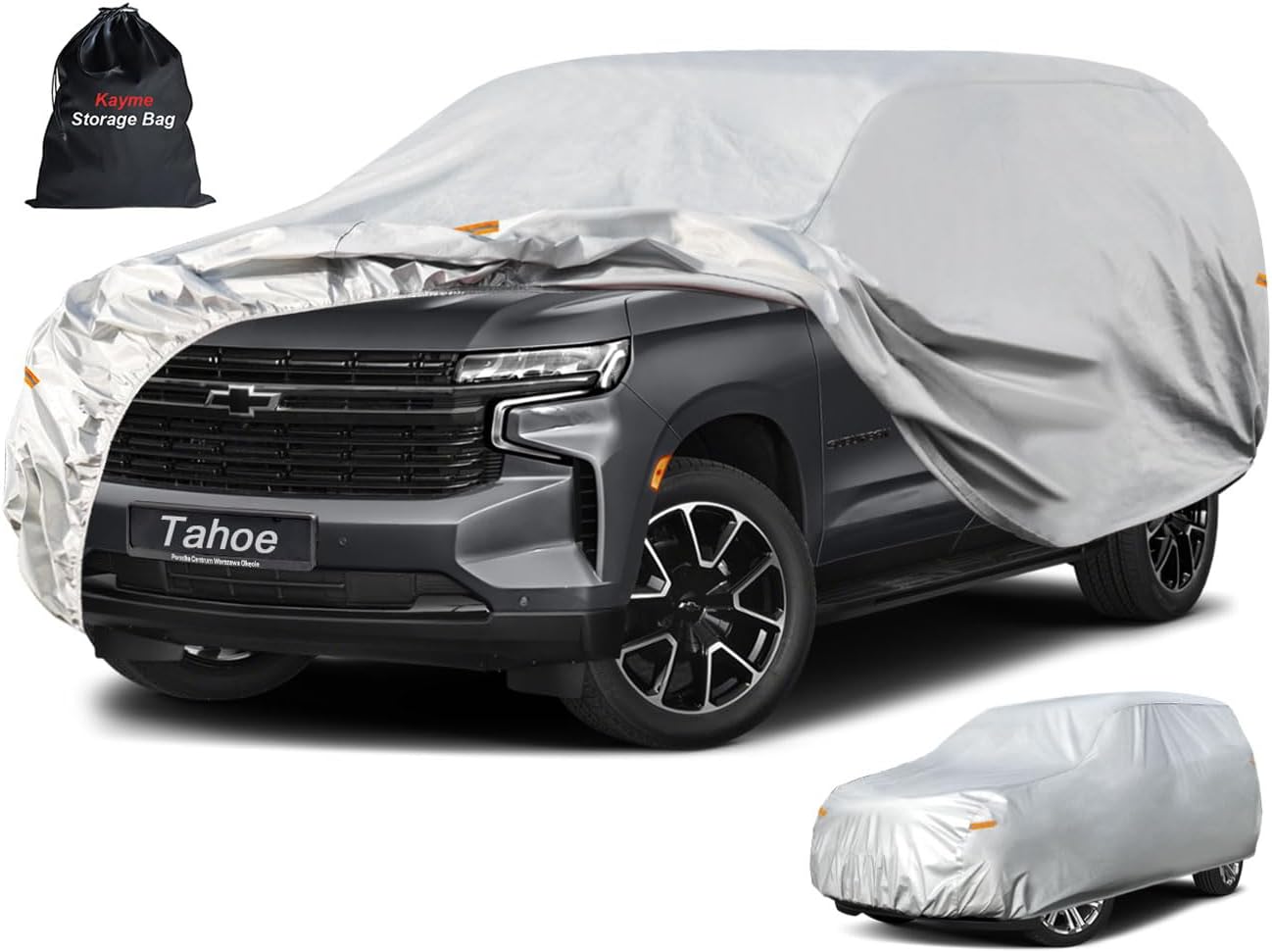 Kayme 6 Layers SUV Car Cover for Chevrolet Tahoe 2007-2025