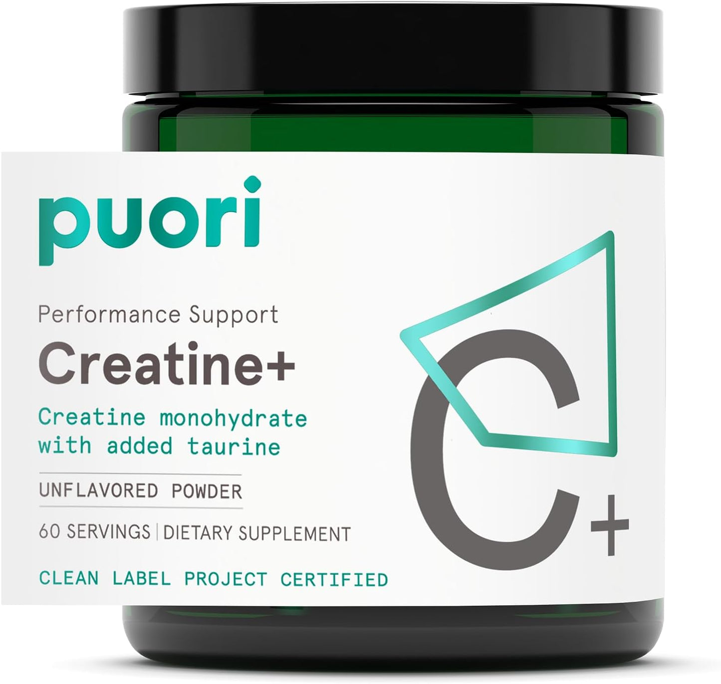 Puori Creatine Monohydrate Powder with Taurine for Performance