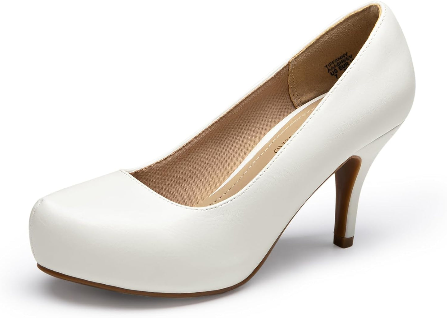 DREAM PAIRS Tiffany Women's Elegant Low Stiletto Heel Pumps
