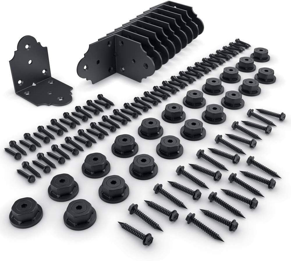 OZCO Building Products Black Rafter Clips for Outdoor Projects