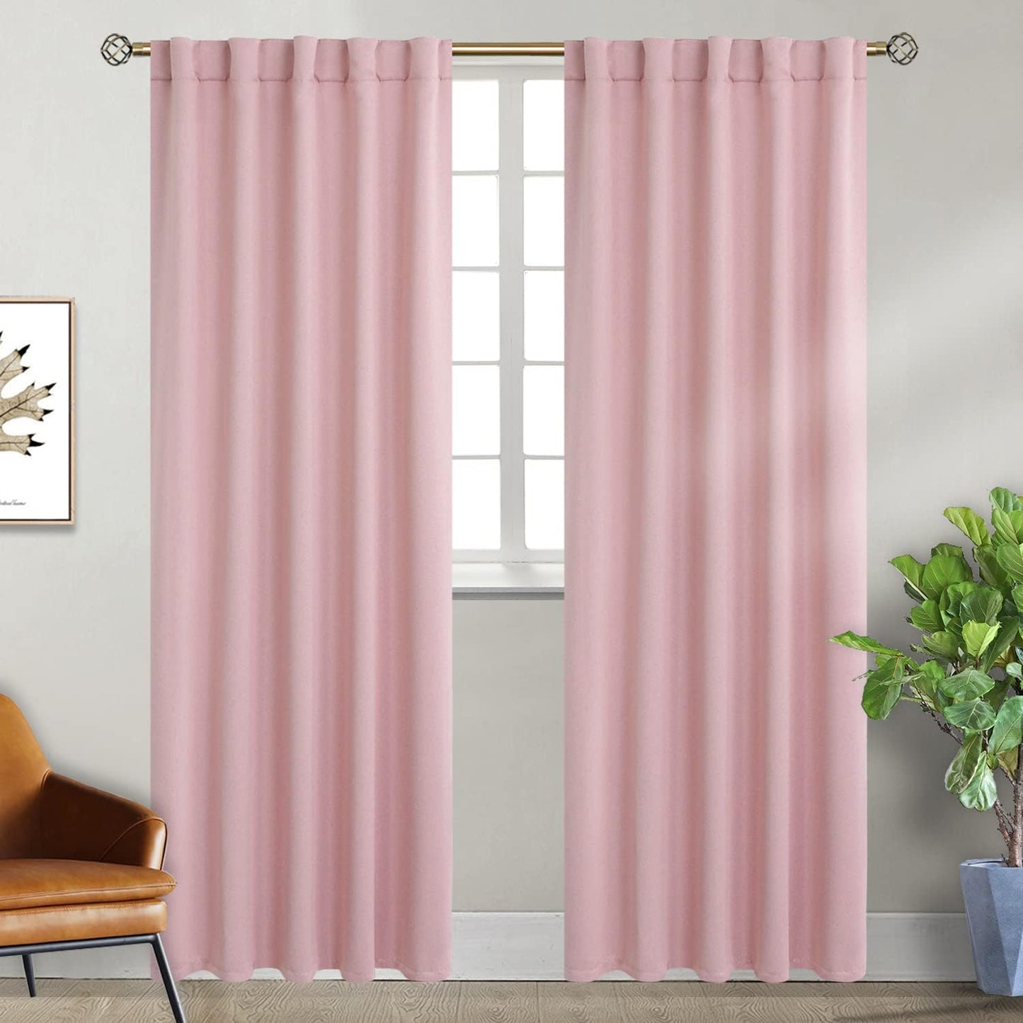 BGment Thermal Insulated Room Darkening Curtains for Bedroom