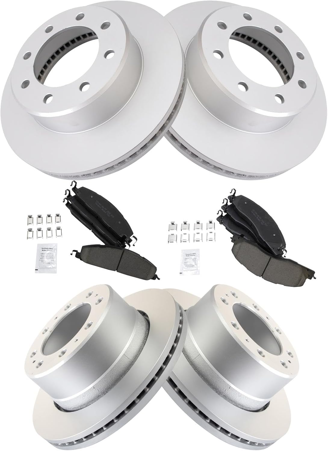 TRQ Brake Pad & Rotor Kit for 2009-2018 Dodge Ram Models