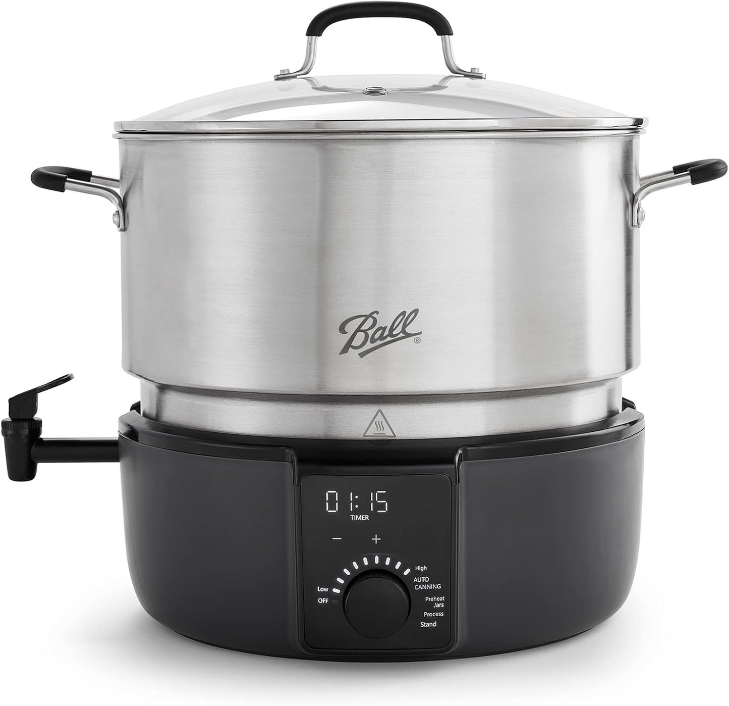 Ball EasyCanner Electric Water Bath Canner with 21-Quart Capacity