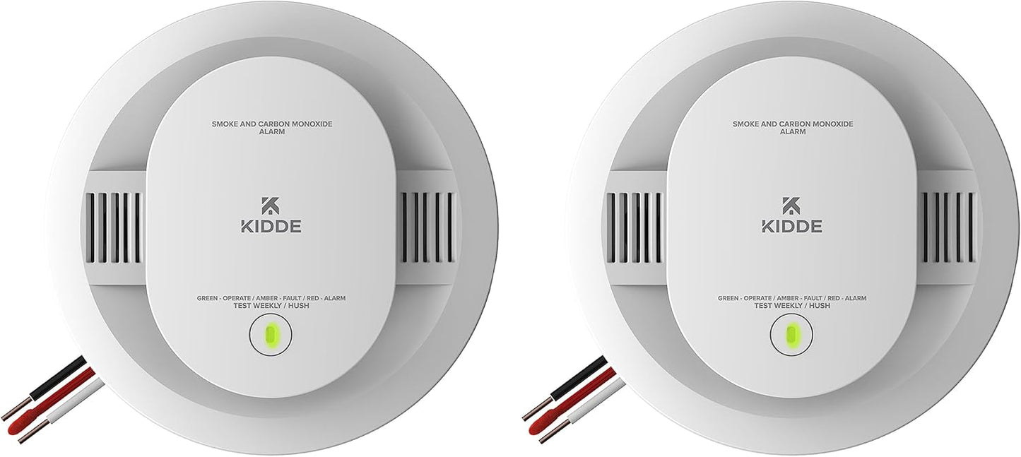 Kidde Hardwired Smoke & Carbon Monoxide Detector 2 Pack