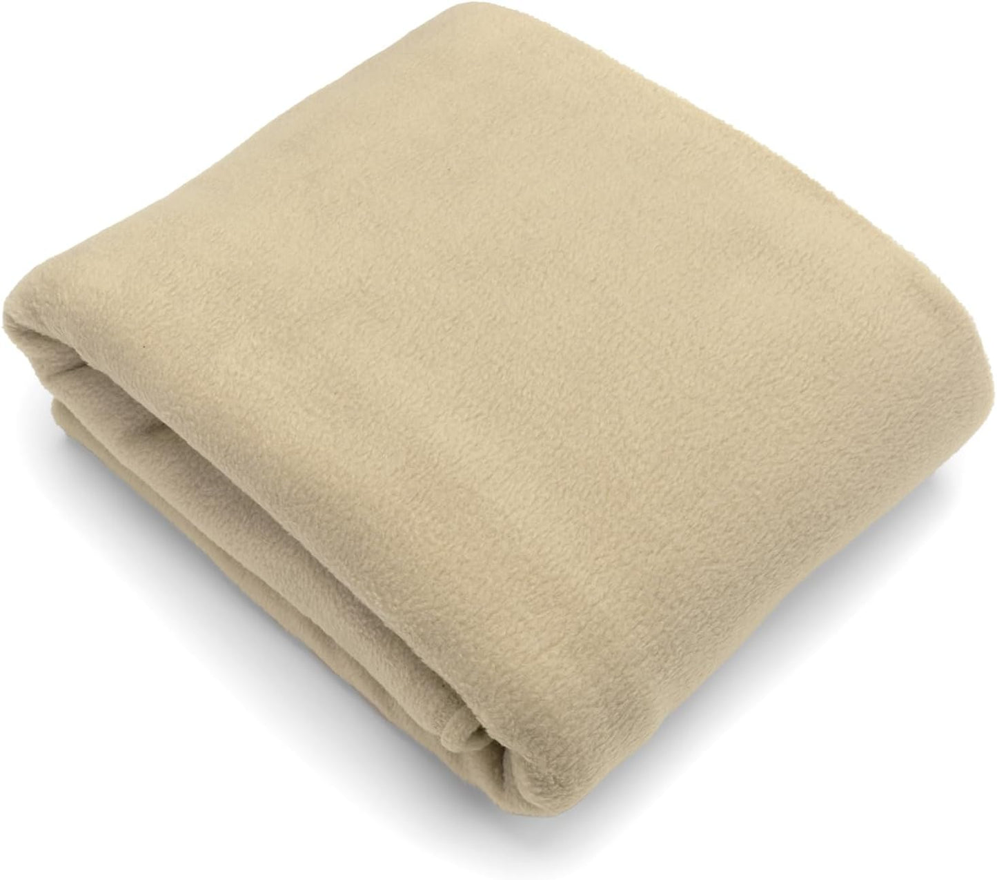 Pico Textiles Taupe Solid Fleece Fabric for Sewing Projects