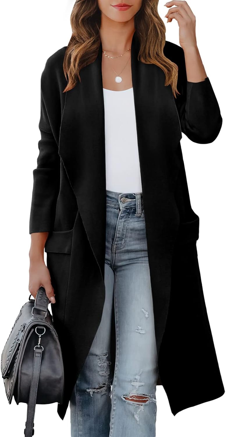 Women's Long Cardigan Sweater for Fall Fashion Trends 2025