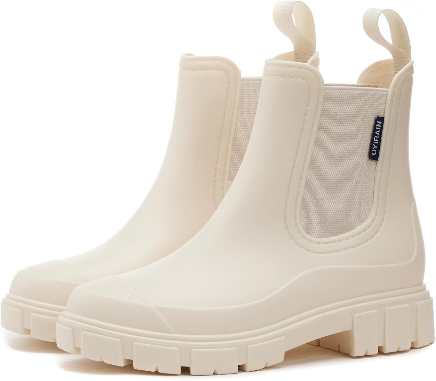 WOWSTICK Womens Ankle Rain Boots - Waterproof and Stylish