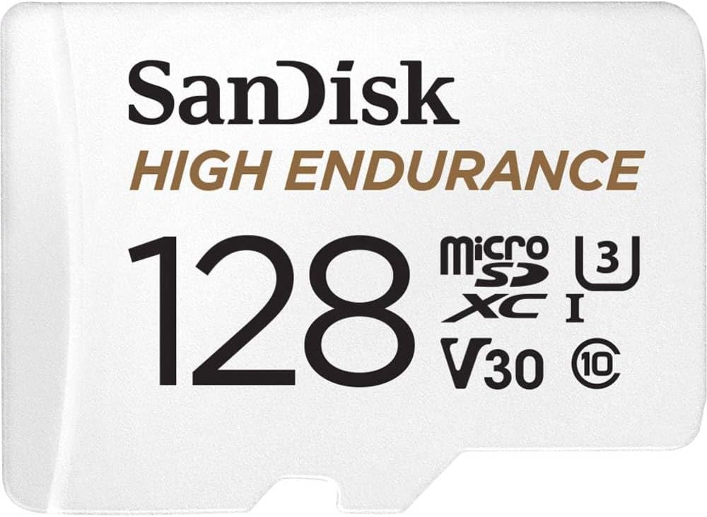 High Endurance 128GB MicroSDXC - Dash Cam Ready!